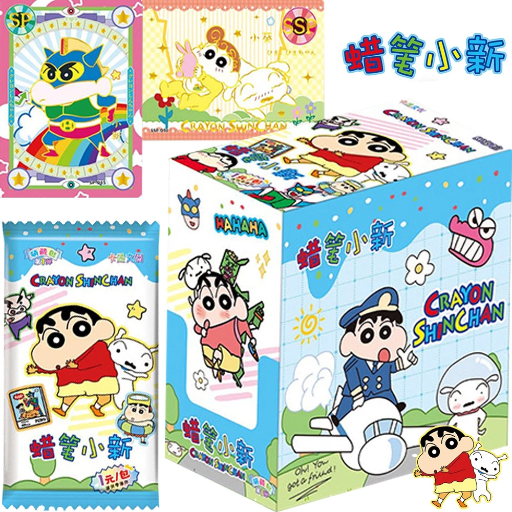 

Original Anime Crayon Shin-Chan Cards Funny Humorous Cartoon Anime Nohara Shinnosuke Satō Masao Character Portrait Card Kid Gift