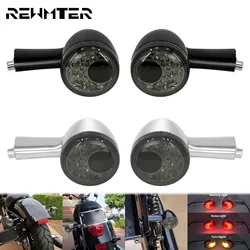 Motorcycle Rear Turn Signals Indicators LED Brake Lights For Harley Sportster 883 Iron XL1200 48 Roadster Custom Super Low 92-22