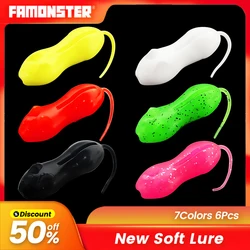 FAMONSTER Simulated Mouse Soft Baits Fishing Lure Silicone Shad Easy Shiner  Jigging Swimbait Pesca Wobbler Bass Pike Winter