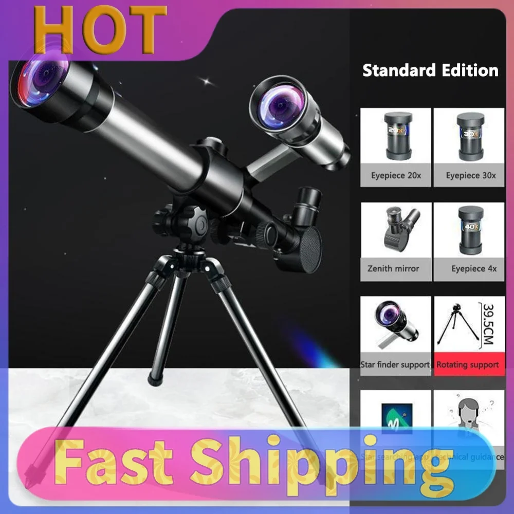Professional Astronomical Telescope Anti-cosmic Ray Coating Portable HD Monocular Powerful Telescope for Star Observation