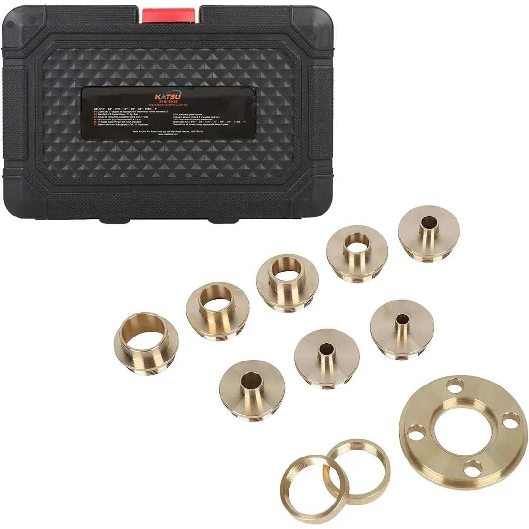 11-Piece bakelite milling pure copper bushing woodworking tools maintenance tools