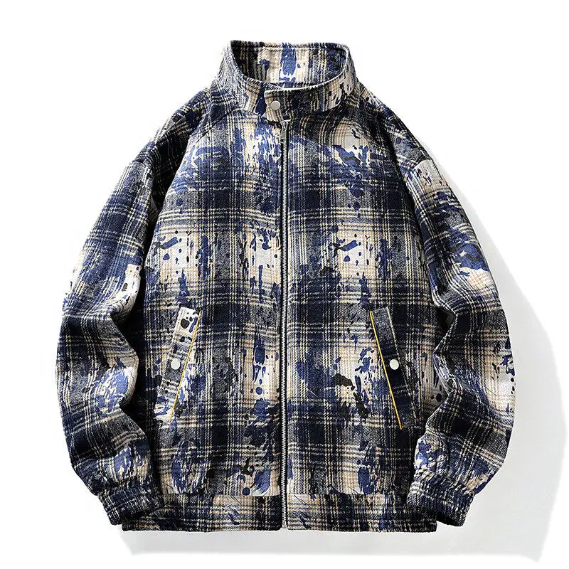 

Мужская ветровка Sli Anti-Wind, весна-осень, трендовая, в гонконгском стиле, больших размеров, корейская версия, из полиэфирного волокна