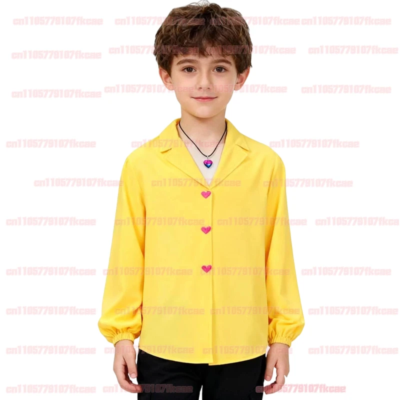 أزياء جينو رول بلاي أنيمي ساجا للأولاد KPOP أزياء الهالوين التأثيرية للرجال والأولاد