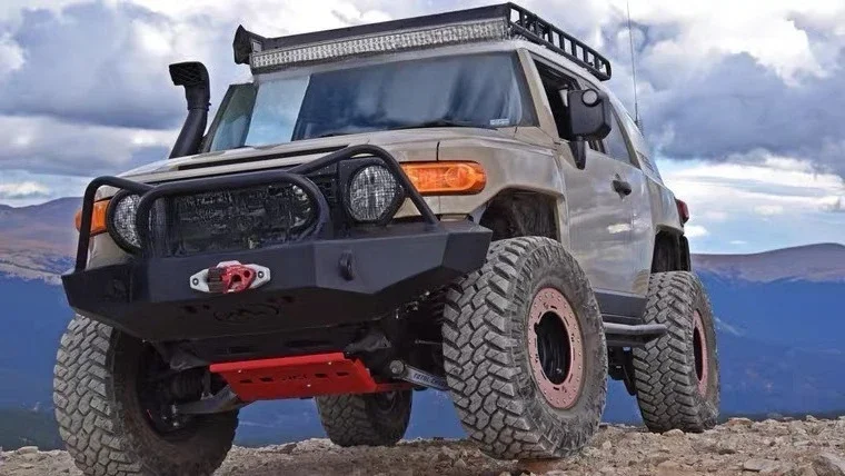 

Suitable For Toyota FJ Cool Luze Modified Magnesium Aluminum Alloy Double Bull Bar Front Bumper Cool Luze Modified Front Bumper