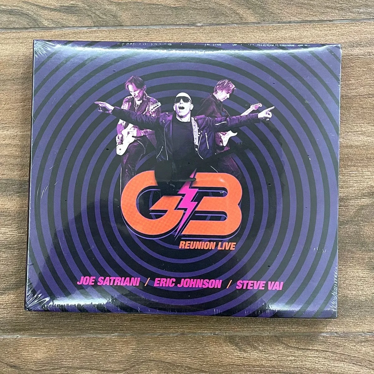 

G3 Reunion Live Audio CD Joe Satriani Eric Johnson Steve Vai Rock Guitar Live Concert Music Album