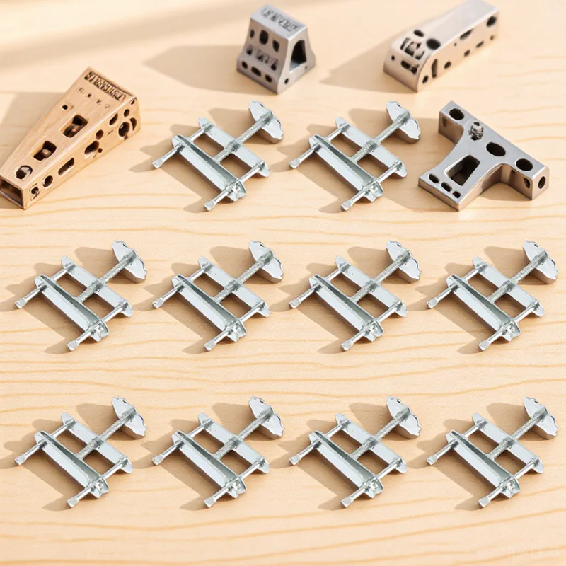 

10Pcs Galvanized Iron Adjustable Screw Water Stopper Clamp Lab Tubing Clip Swivel Control Pinchcock for Teaching Experiment