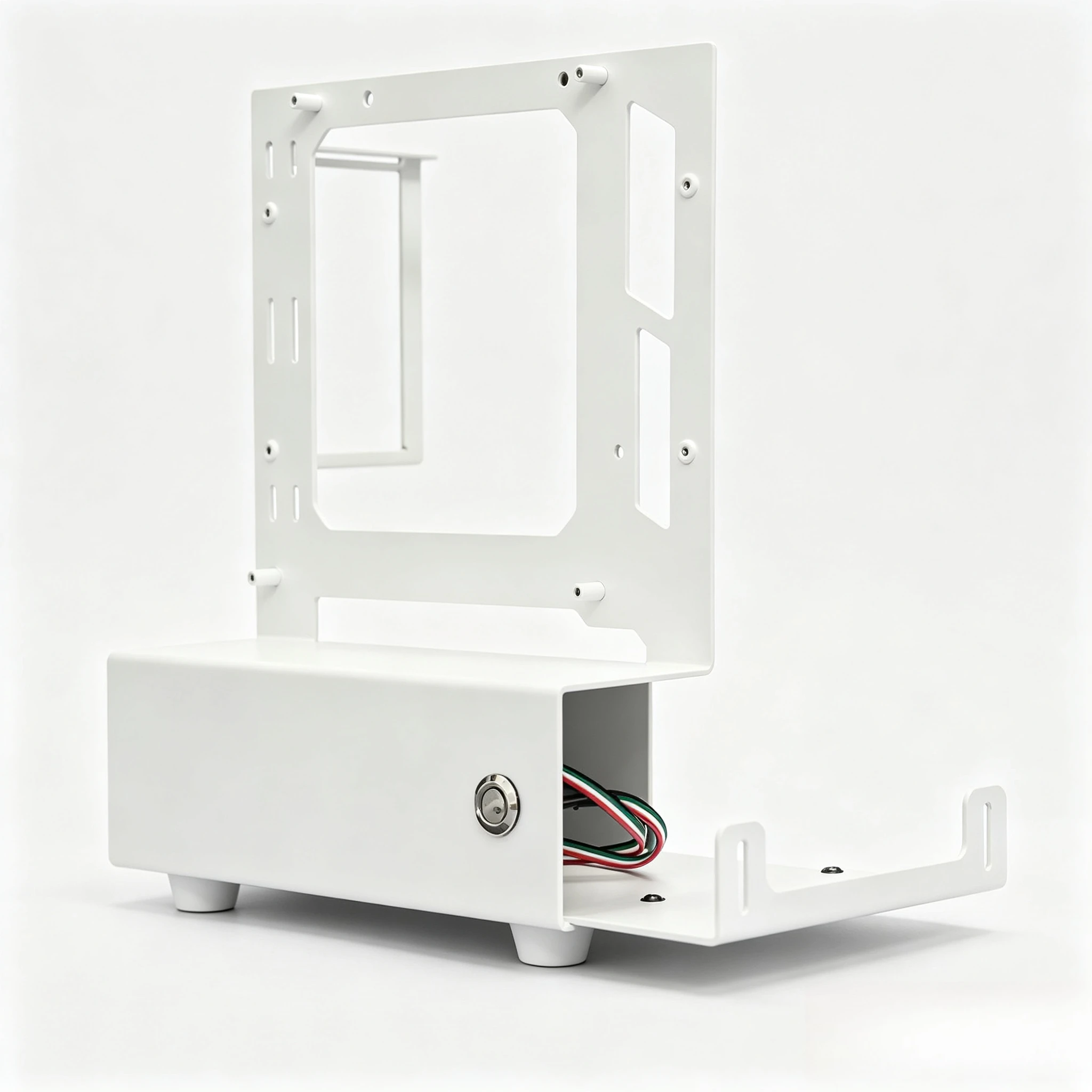 For Open Frame ITX Empty Case Portable Mini Host Seaview High Aesthetic Computer Chassis for DIY PC Gaming & Office