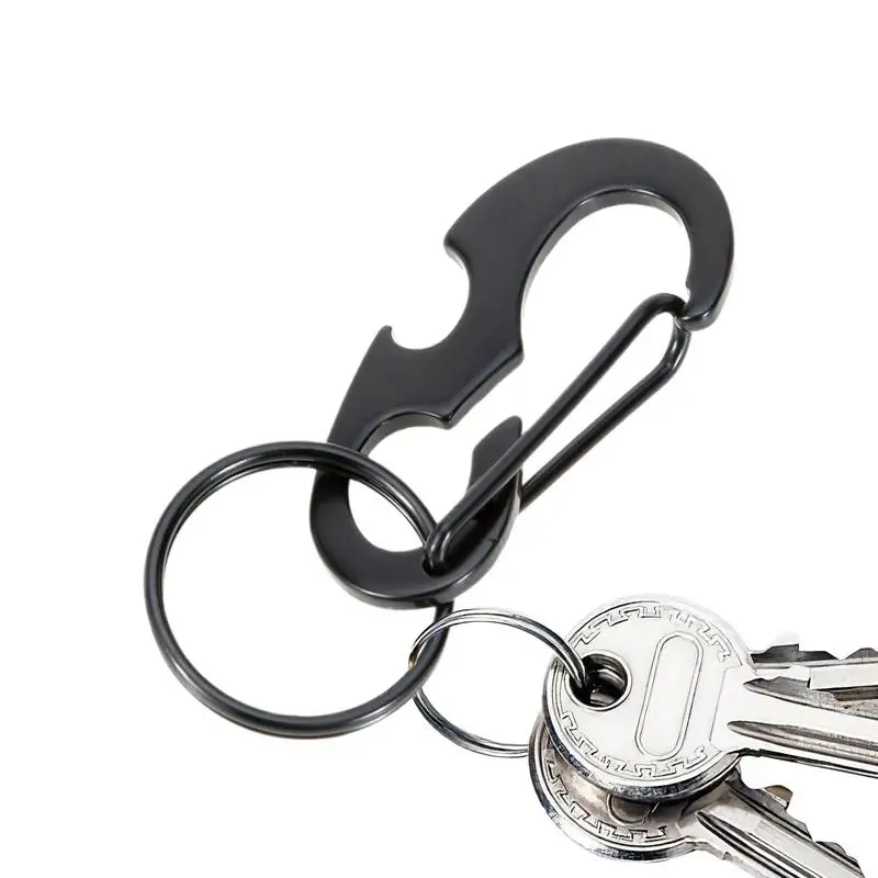 Beer Opener Tool Key Chain Bottle Opener Portable Beer Opener Tool Safe Multi-Functional Men's Keyrings & Keychains For Camping