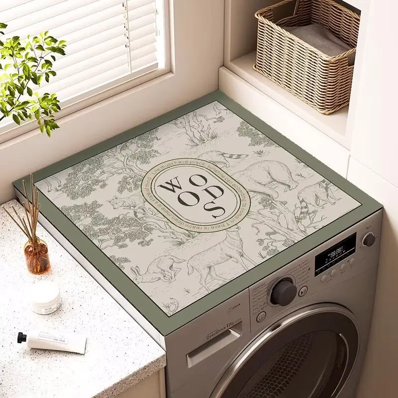 Roller washing machine cover pad, vacuum cover, water absorption and sun protection, refrigerator cover cloth, diatom mud mat