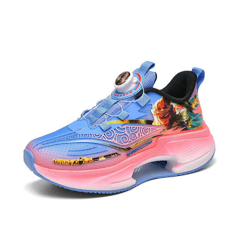 Zapatillas De Baloncesto Para Niños, Antideslizantes, Ultraligeras, De Malla, Para Correr Al Aire Libre_voghion.com
