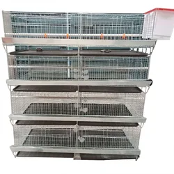 H Type Layer Chicken Cage  Steel Stepped Cages For Chicken Used