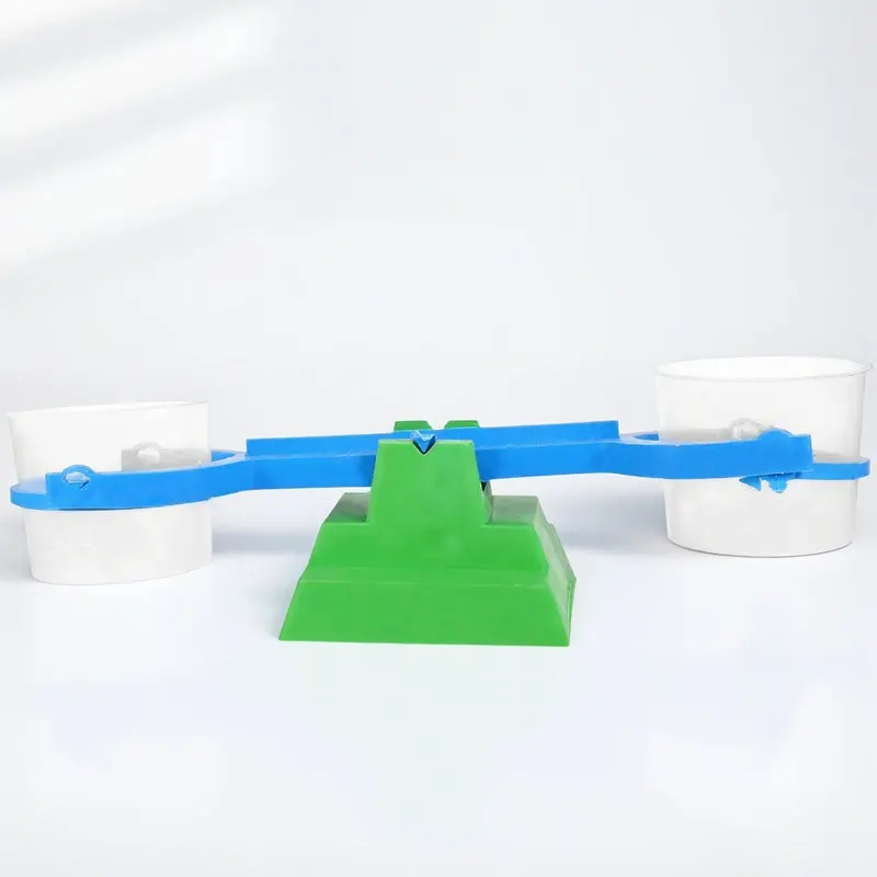 1Set Student Balance Scale Double Bucket Design Lightweight Compact for Math Education Science Experiments Home School Teaching
