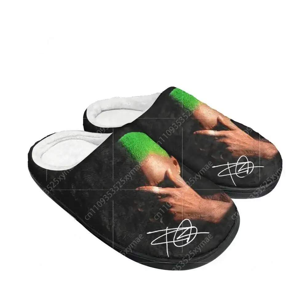 Frank American Singer Ocean Blond Home Cotton Slippers Mens Womens Teenager Plush Bedroom Keep Warm Shoes Custom Made Slipper
