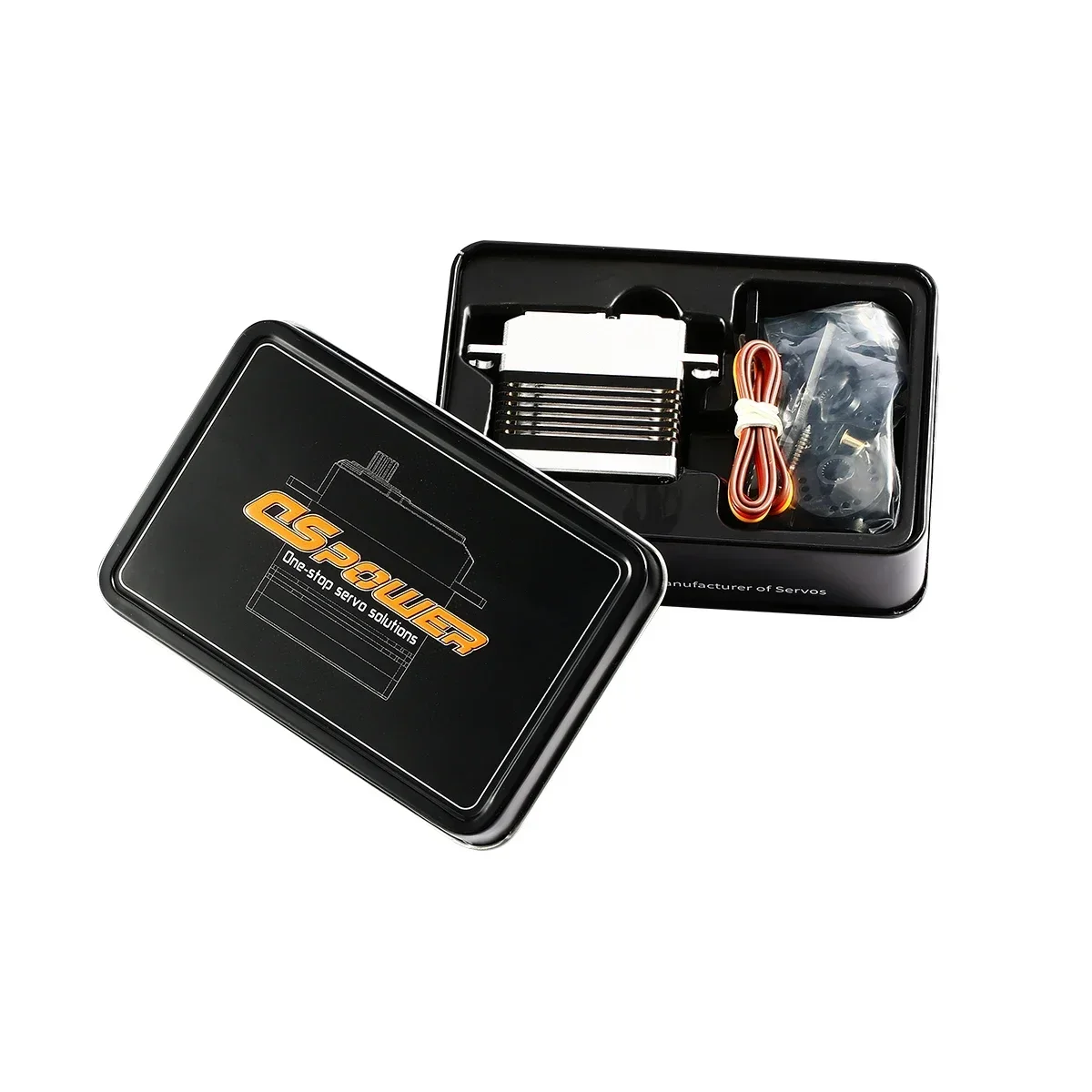 DSpower-Motor sin escobillas de engranaje de Metal, Servo RC resistente al agua para coche de control remoto 1/8 1/10, coche de derrape, camión sobre orugas, brazo robótico, Wltoys Traxxas, 30KG