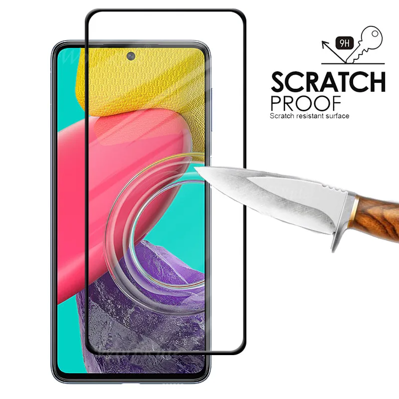 6-in-1 For Samsung Galaxy M53 5G Glass For Samsung M53 5G Tempered Glass Screen Protector For Samsung M23 M33 M53 5G Lens Glass