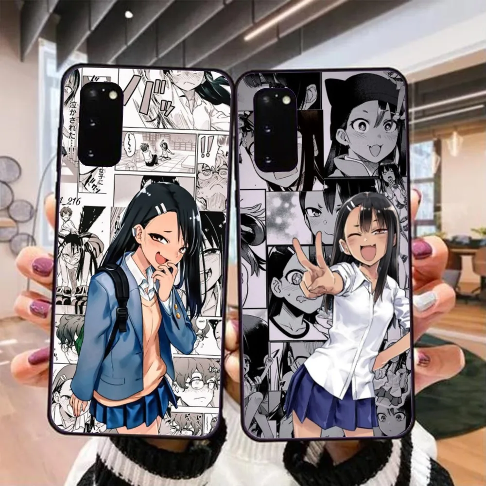 Anime Hayase Nagatoro Cell Phone Case for Realme GT 2 9i 8i 7i Pro X50 X2 C35 C21 C20 C11 C3 Black Soft Phone Cover Funda