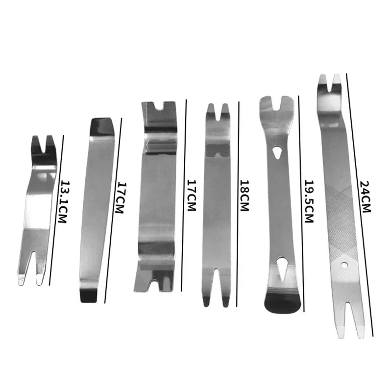 مجموعة أدوات إزالة الصواميل الداخلية للسيارة من الفولاذ المقاوم للصدأ، أداة تثبيت إزالة الصوت مع حقيبة قماش #1