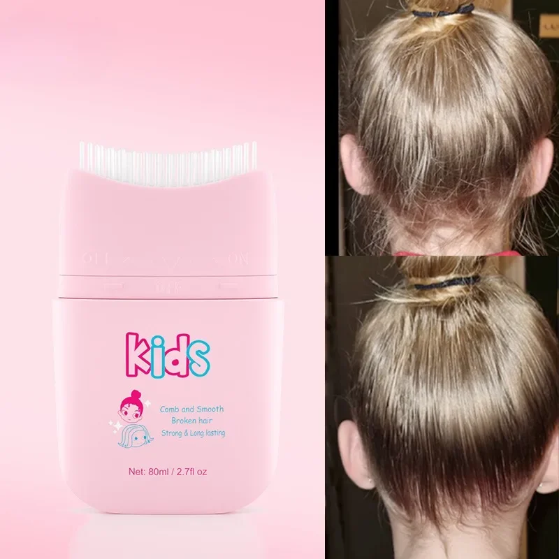 80ml Natural Children\'s Broken Hair Finishing Paste Styling Rod Styling Wax Rod Is Easy To Operate Styling Wax Rod Cross-border