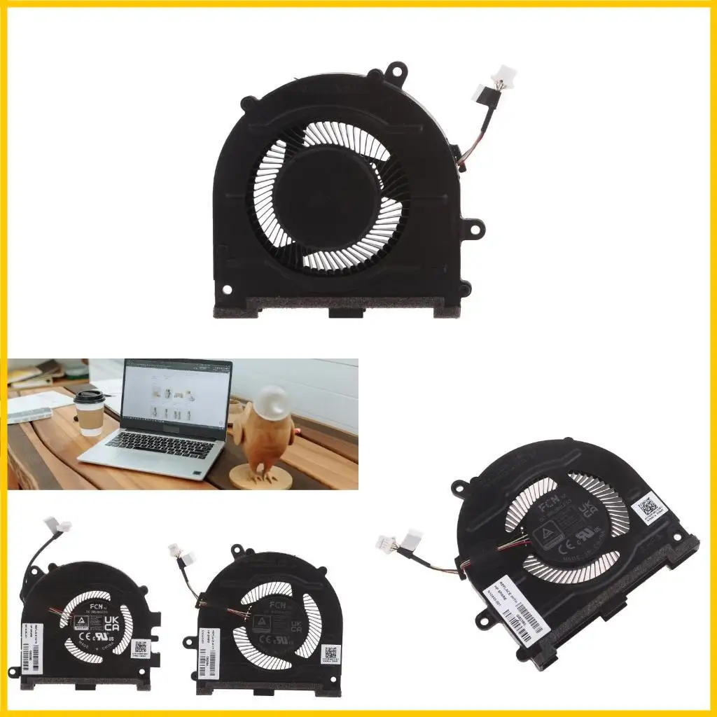 

Metal Cooling Fan CPU GPU Cooling Radiator Heat Sink for 14 14-EH TPN-W154