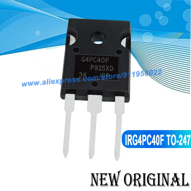 (5 Pieces) GP60S50X IRGP60S50X TO-247 / G4PH40K IRG4PH40K 1200V 15A / G4PC40F IRG4PC40F 600V 27A / G4PH20K-E IRG4PH20K-E TO-247