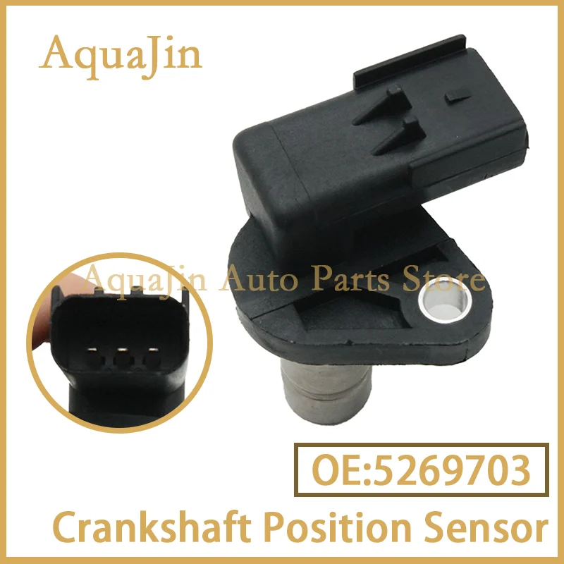 Датчик положения коленчатого вала 5269703 для Dodge Caravan, Neon, Chrysler Cirrus, Sebring, Mitsubishi Eclipse MD5235377, 37747810, 5235377