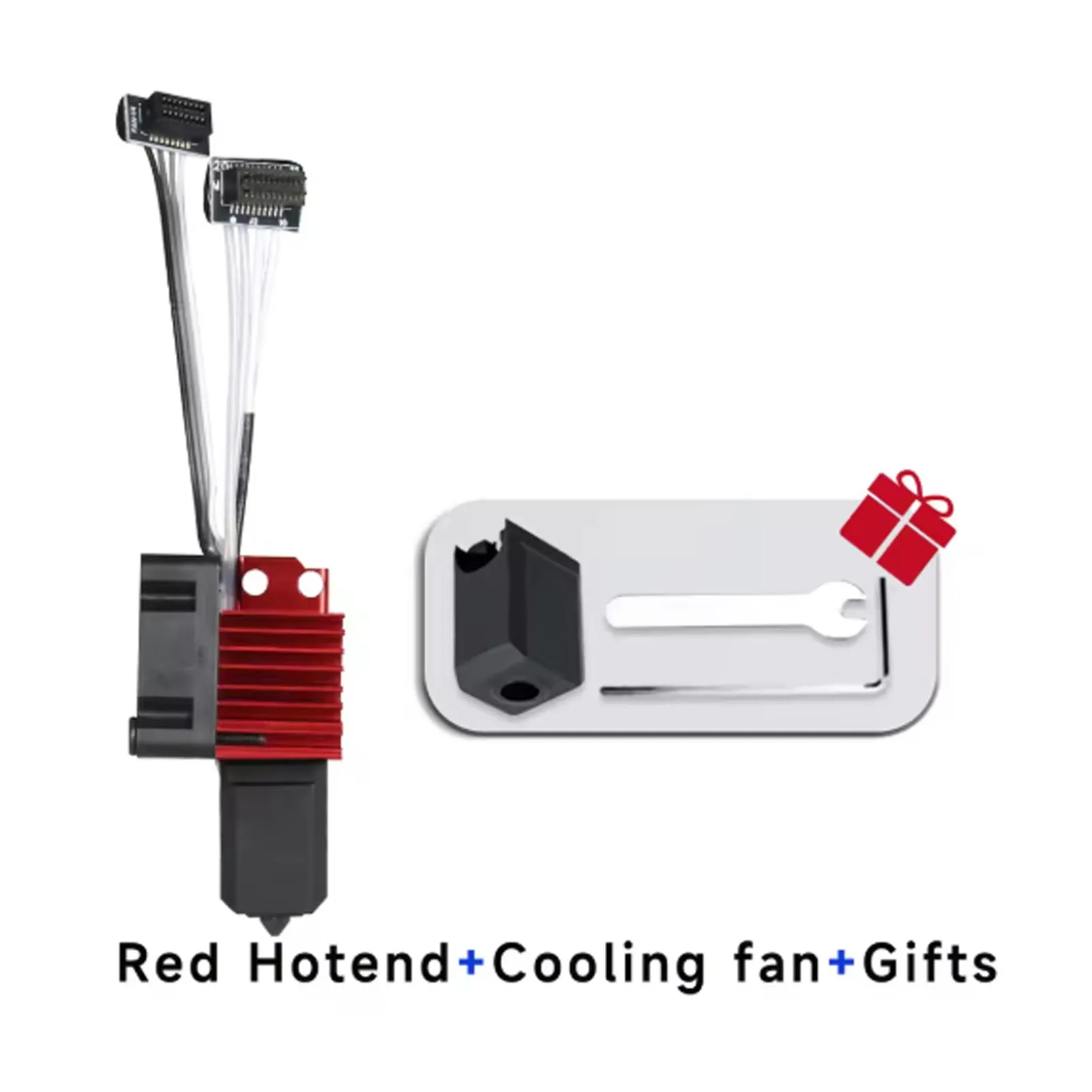 

Комплект Hotend для 3D-принтера, сменный вентилятор охлаждения сопла 0,4 мм, полный экструдер, нагревательный блок, комплект Hotend для расходных материалов PLA PETG