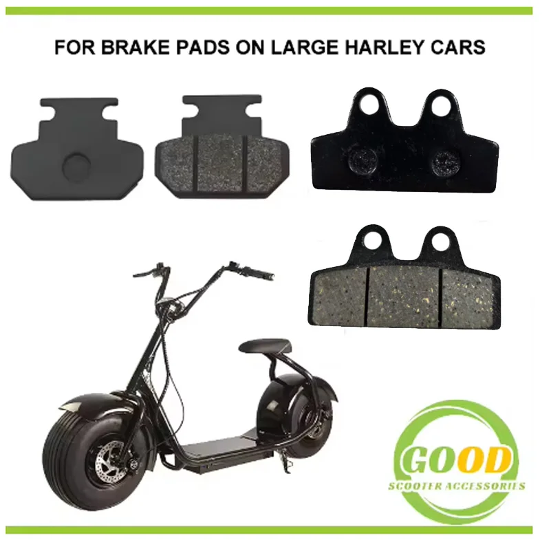 Brake Pad Of Citycoco Electric Bike Electric Scooter Chinese Halei Scooter Spare Parts Front And Rear Brake Pad Brake Caliper