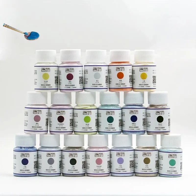 

High Temperature Enamel Glaze Copper Body Glaze/opaque Enamel Powder 50gram Package Suitable for Firing with Metal Substrates