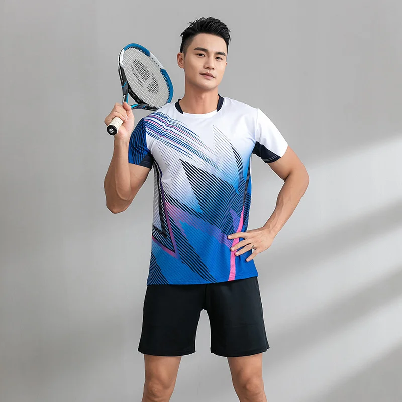 Badminton Jerseys & Shorts Men & Women Shuttlecock Shirt Tennis Skirt Badminton Training Suits Short Sleeve Tracksuit Sportswear