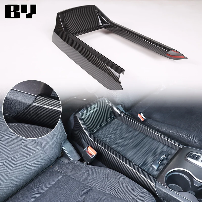 

ABS Carbon Fiber For Honda Pilot 2015-22 Car Centre Console Armrest Box Side Trim Strip Decorative Sticker Interior Accessories