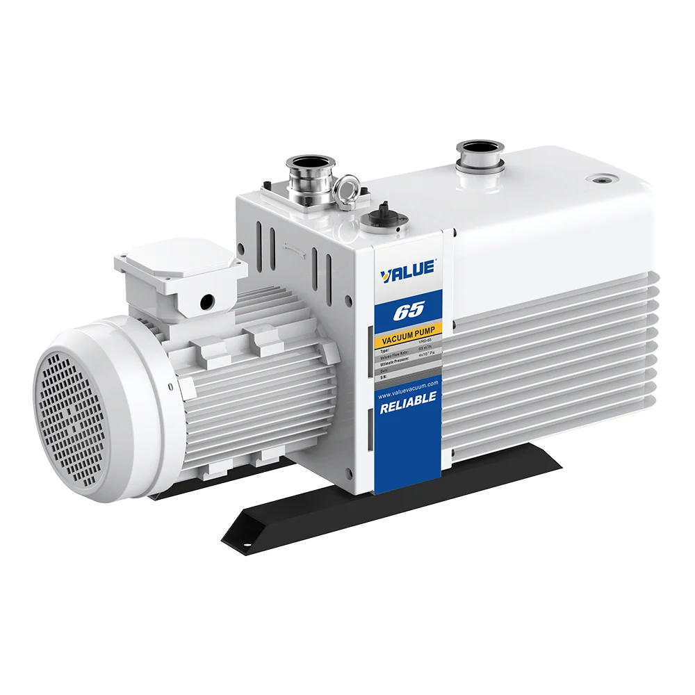VRD-65 220V/380V Industrial Air Pump 65m3/h 38CFM Two-Stage Sliding Rotary Vane Vacuum Pump With 2kw Power Corrosion Resistant