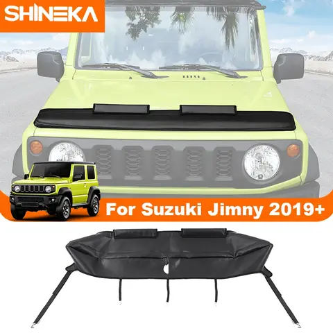 SHINEKA Car Engine Hood Protection Cover For Suzuki Jimny 2019 2020 2021 2022 2023 Up Bonnet Guard Exterior Accessories