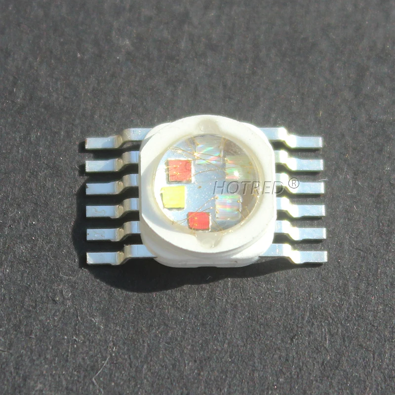 1-100PCS LED 18W RGBWYV Bühne Folgen Light45mil Alle Farbe 12pin Für 18Watt RGBWYUV Rot Grün blau Weiß Gelb Lila Diode Chip