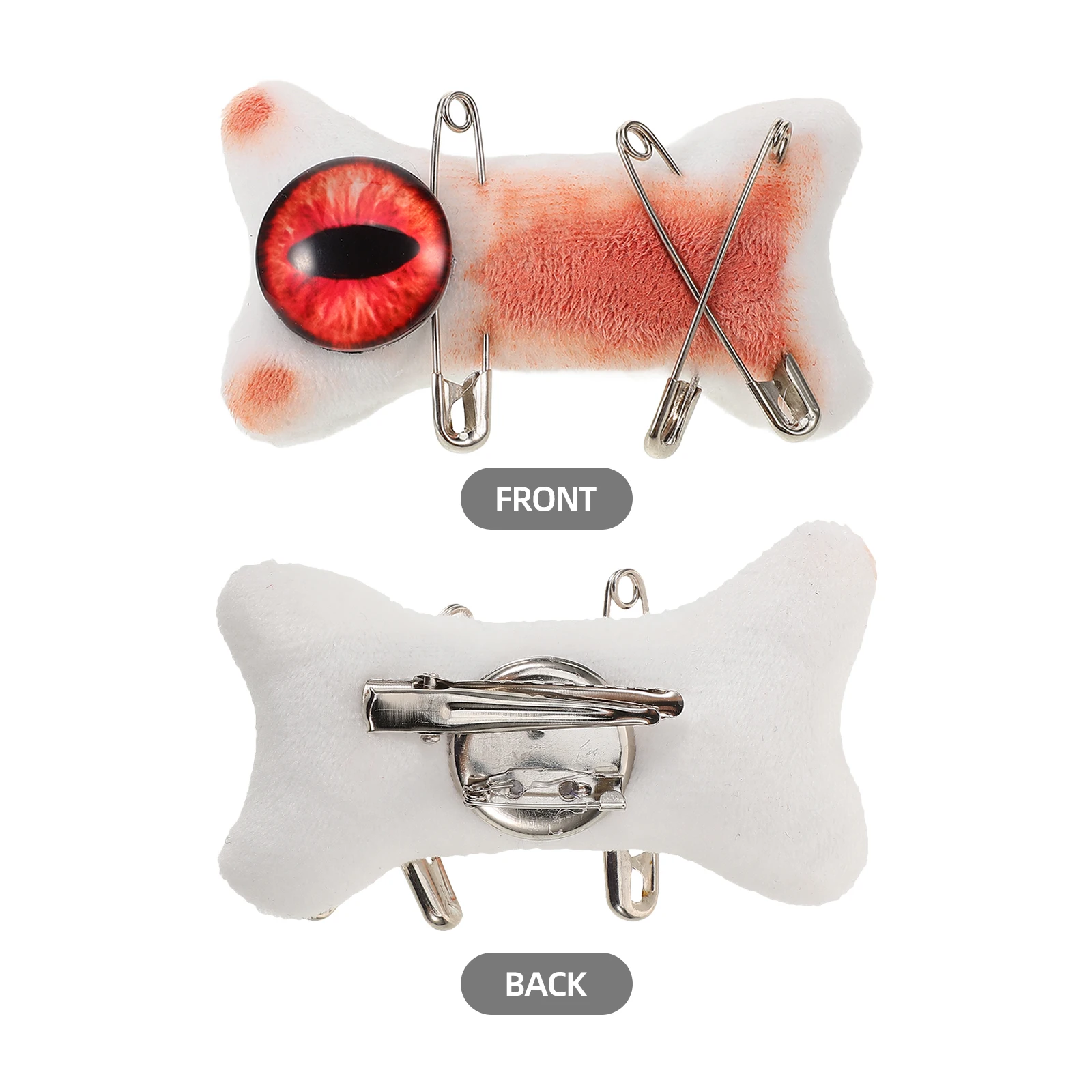 

Bone Hair Clip Gothic Hairpin Women Girls Decorative Brooch Pin For Clothes Bag Lapel Aesthetic Accessory Small Hairpins