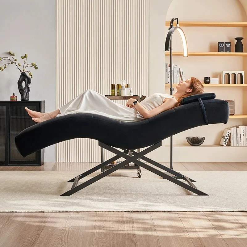 

Кушетка YFY для наращивания ресниц, эргономичное кресло-реклайнер для салонов красоты, регулируемая кушетка для татуажа и тату-машинкирования ресниц