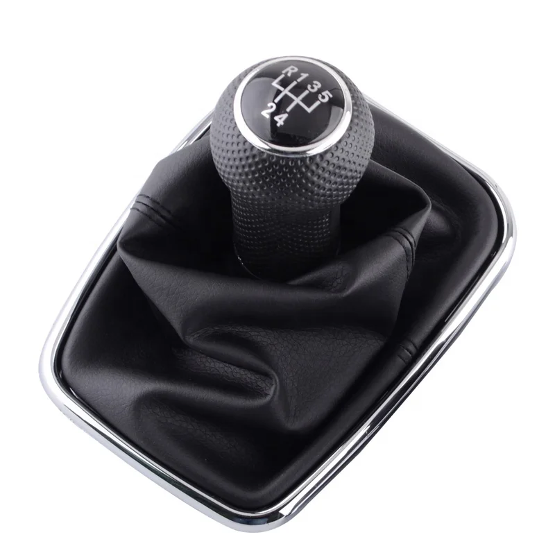 

10mm 5/6 Speed Car Gear Shift Knob Lever Shifter Gaitor Boot For VW Golf 4 MK4 GTI R32 Bora Jetta MT