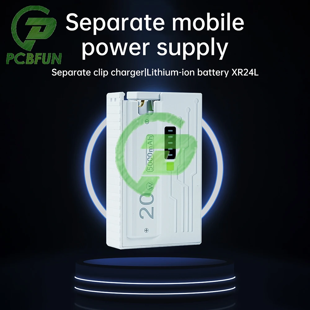 21700 Universal Battery Charger Case DIY 20W Fast Charging Power Bank Box Type-C for DIY Electronic Projects