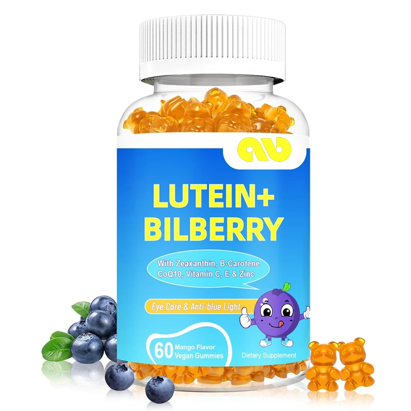 20mg lutein and zeaxanthin gummies - relieve dry eye, improve visual clarity, and provide macular support