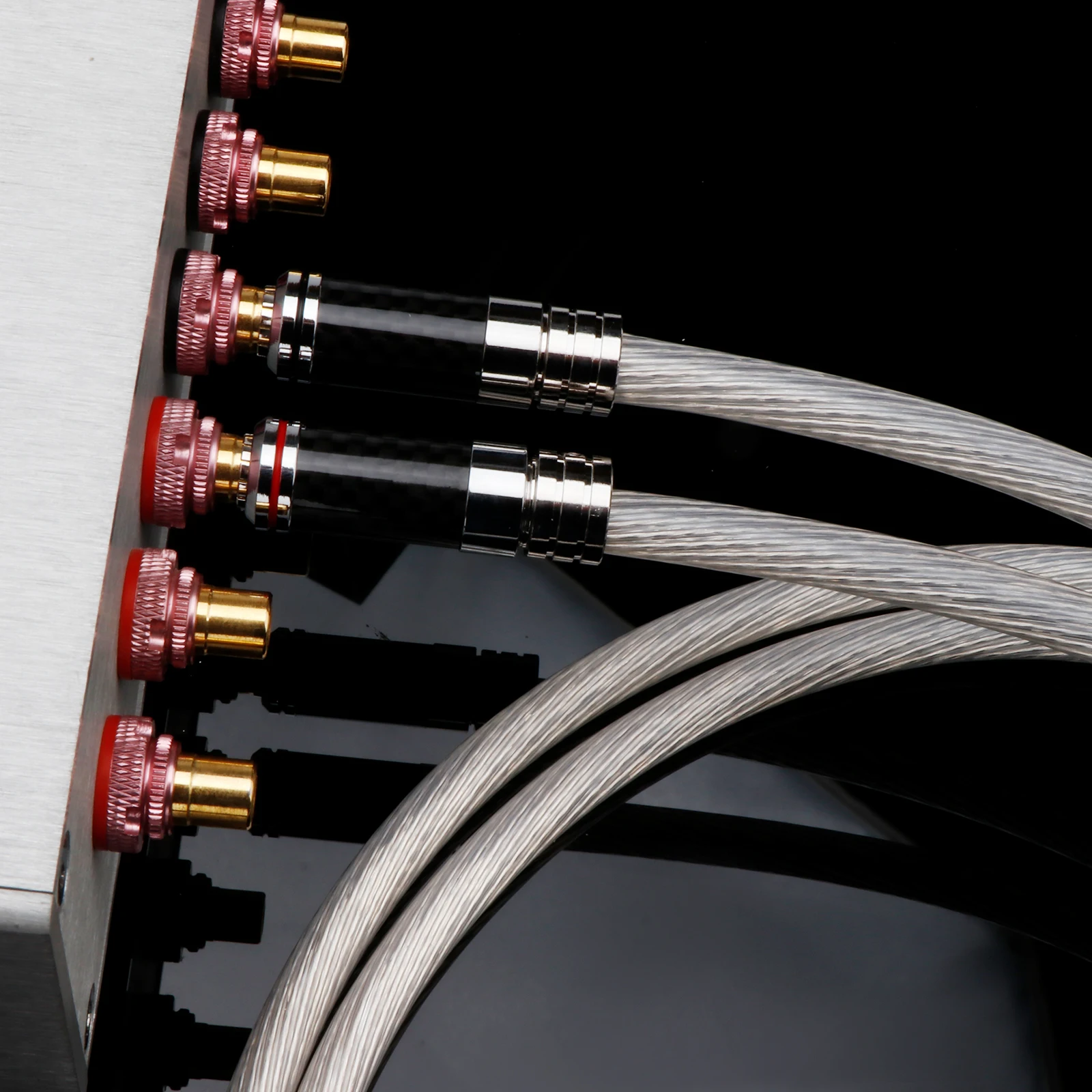 زوج كابل تمديد سلك RAC إلى XLR occ كابل إشارة مطلي بالفضة كابل ربط الصوت عالي الجودة كابل الصوت