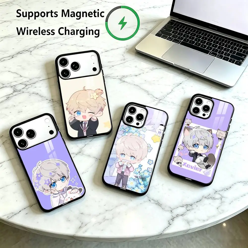 Love-E And Deepspace Xavier  Phone Case For iPhone18 17,16,15,14,13,12,11 Plus,Pro Supports Magnetic Wireless Charging