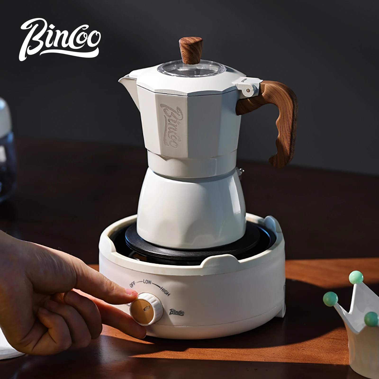 Bincoo デュアルバルブモカポットエスプレッソマシン抽出 - Home Barista のレビューと価格