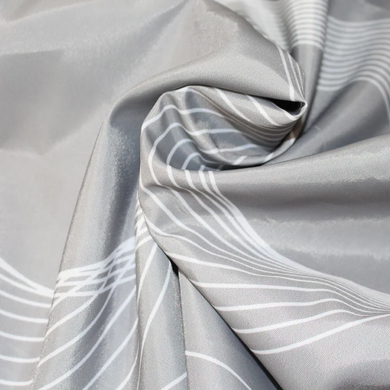 Thickened Polyester Fabric Waterproof Shower Curtain Available In All Seasons Extra Large Wide for Bathroom with Hooks