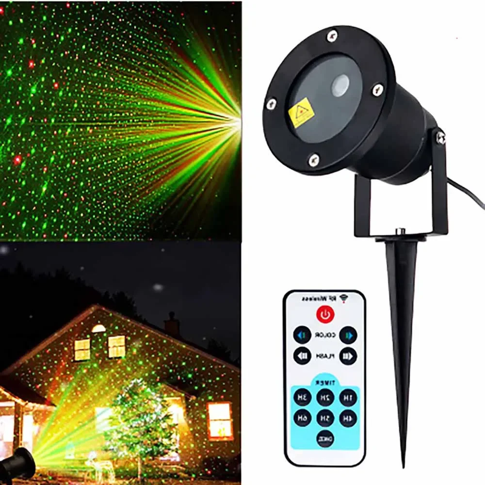 

Full Sky Star Laser Light LED Waterproof Remote Control Projection Lights Wedding Party Decoration Halloween Festival