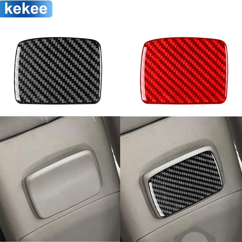 

For Toyota Corolla 2009 2010 2011 2012 2013 Ashtray Trim Strip Cover Real Carbon Fiber Sticker Car Interior Refit Accessorie