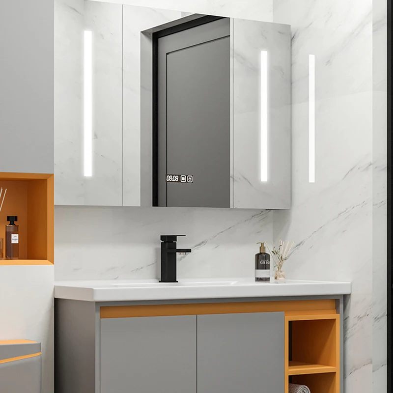 

Partitions Minimalist Bathroom Mirror Cabinet Ceramic Washbasin Bathroom Vanity Cabinet Replica Archivadores Trendy Furniture