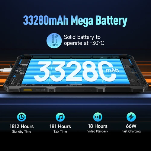 Imagen 2 del producto 【Estreno mundial】Ulefone Armor Pad 3 Pro Tablet resistente 33280 mAh MediaTek MT8788 16 GB de RAM (8 + 8) 256 GB de ROM 50 MP 10,36 ""2 K Android