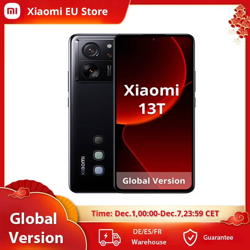 Global Version Xiaomi 13T 5G Smartphone 144Hz AMOLED Displa 67W charing 50MP Leica Camera IP68 Water MTK Dimensity 8200 Ultra