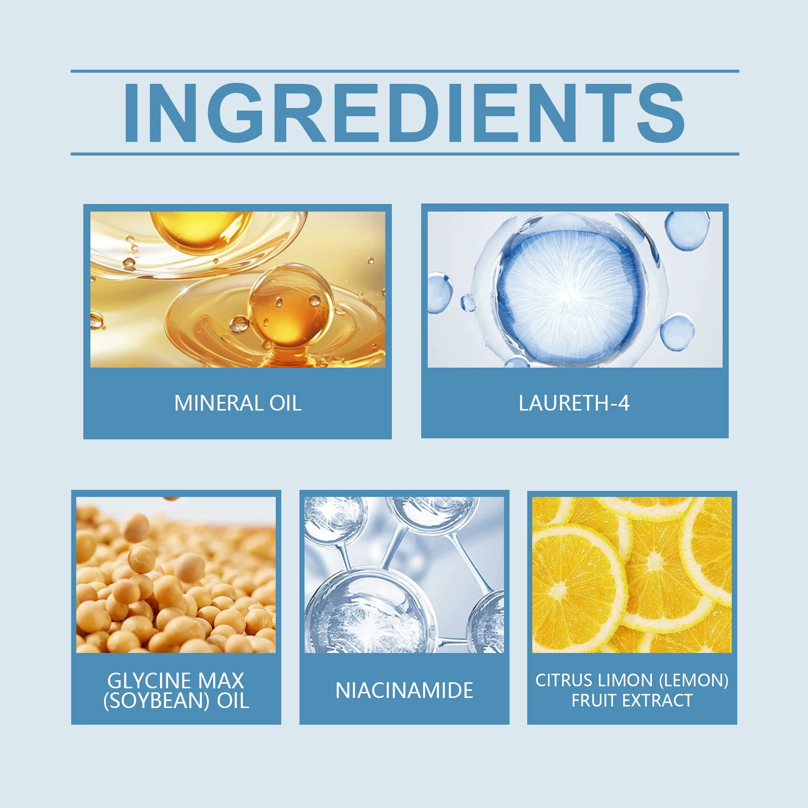 Hoygi 120 ml veganes Reinigungsöl für Gesicht und Augen – Doppelreiniger mit Niacinamid, sanfter, nicht fettender Make-up-Entferner, keine Rückstände