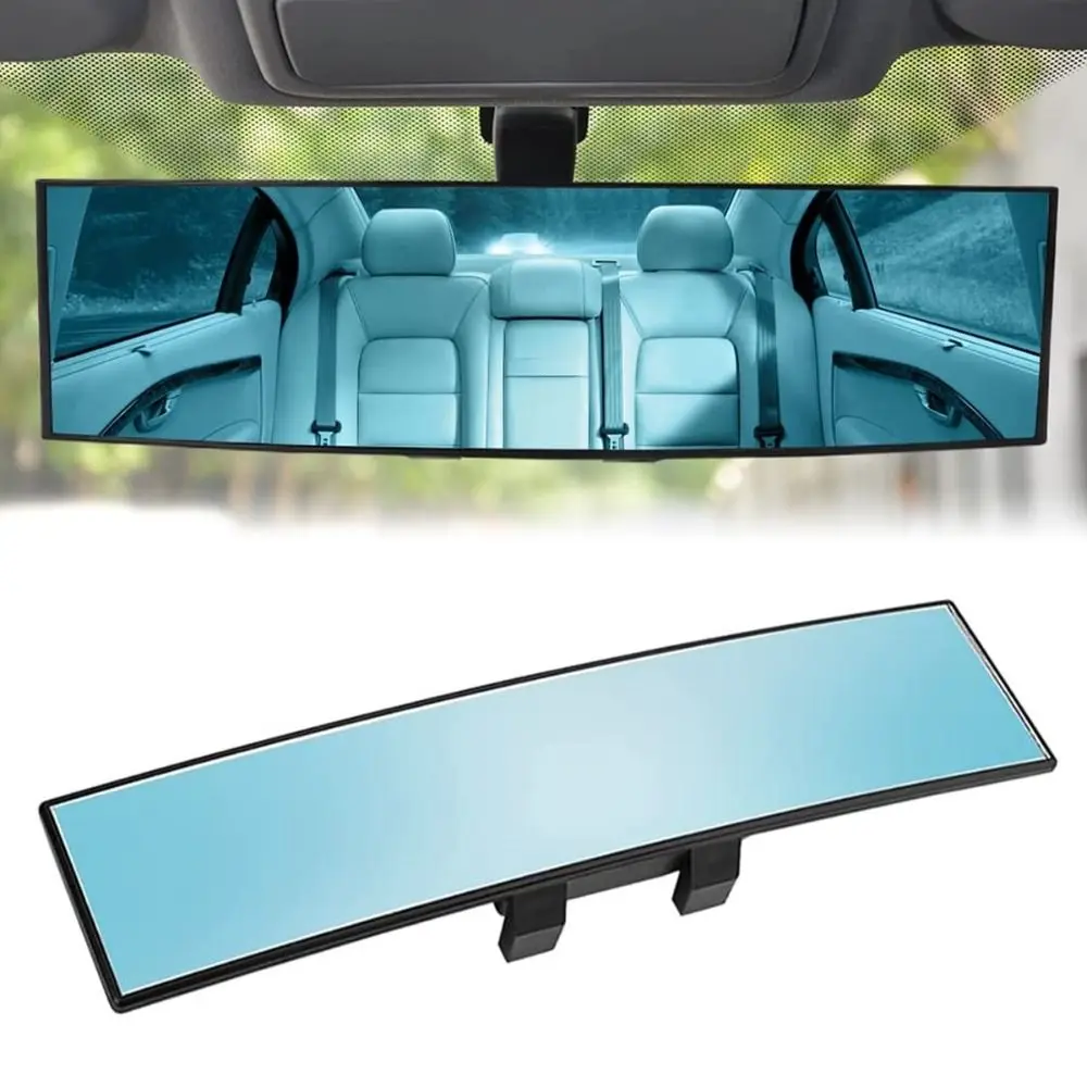 Blue High Strength Not Easy to Break Angel View Car Mirror Panoramic Wide Angle Car Rear View Mirror