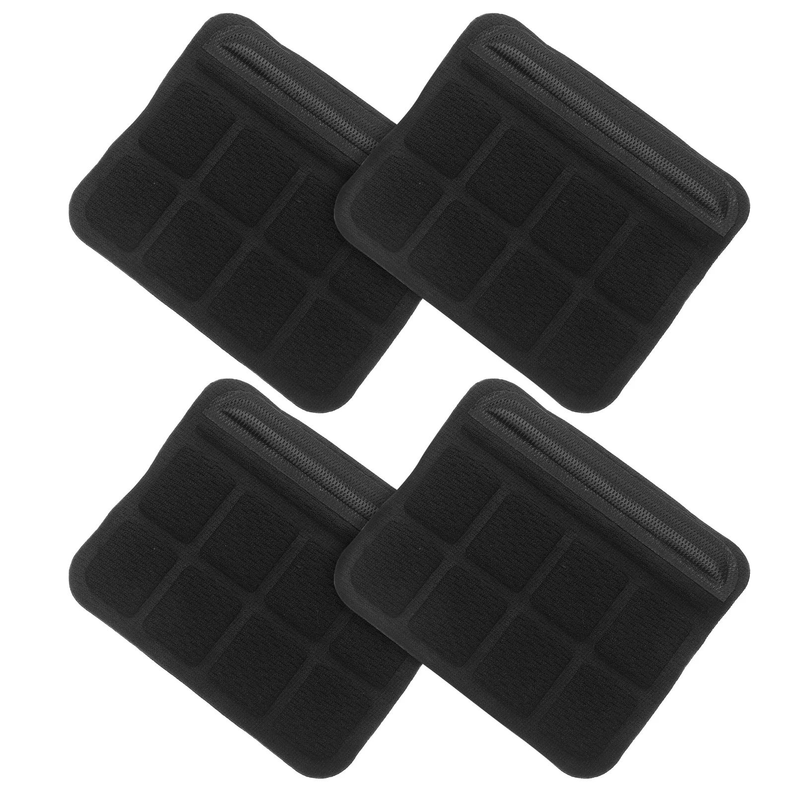 

4pcs Chin Pad Breathable Sponge Fit For Motorcycle Bicycle Ski Helmets, Easy Clean Riding Pads Sports Safety